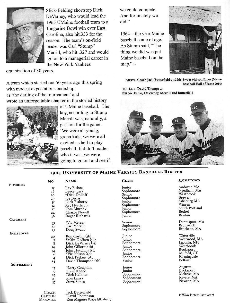 Honored Teams Maine Baseball Hall of Fame United States